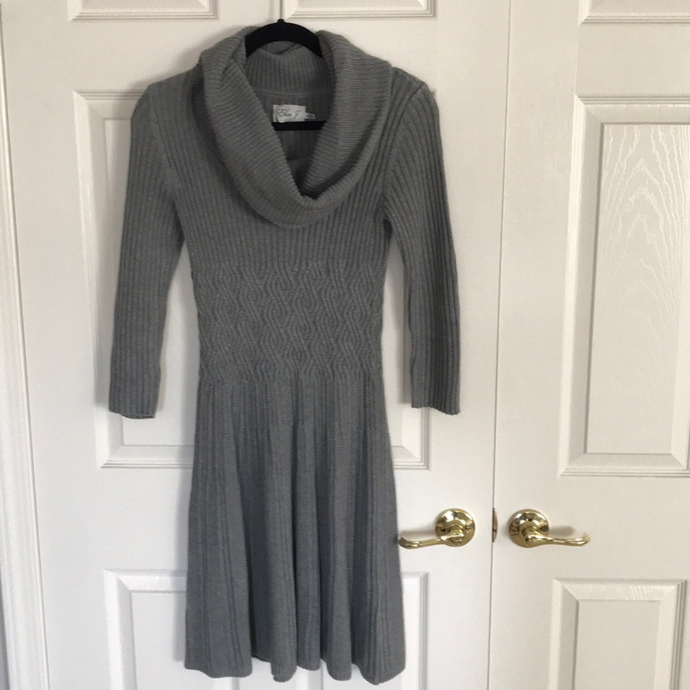 Eliza J cowl neck sweater dress